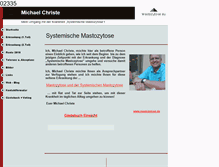 Tablet Screenshot of mastozytose.eu