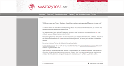 Desktop Screenshot of mastozytose.net