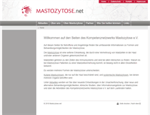 Tablet Screenshot of mastozytose.net